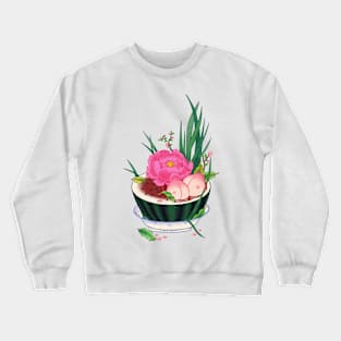 Minhwa: Fruits with Peony C Type Crewneck Sweatshirt